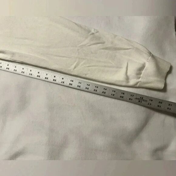 Mens Michael Kors Sweater | Size XXL | White Half Zip - Picture 6 of 7